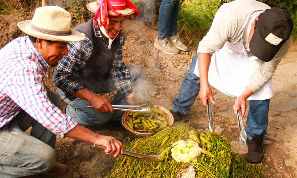 Pachamanca Peru Traditional food