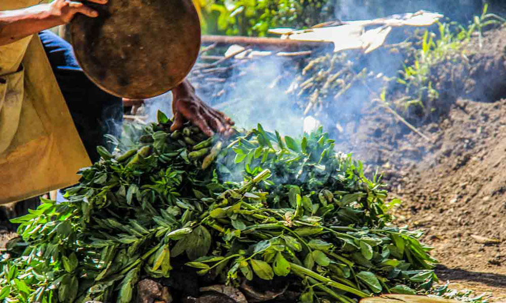 Peru traditional dishes Pachamanca